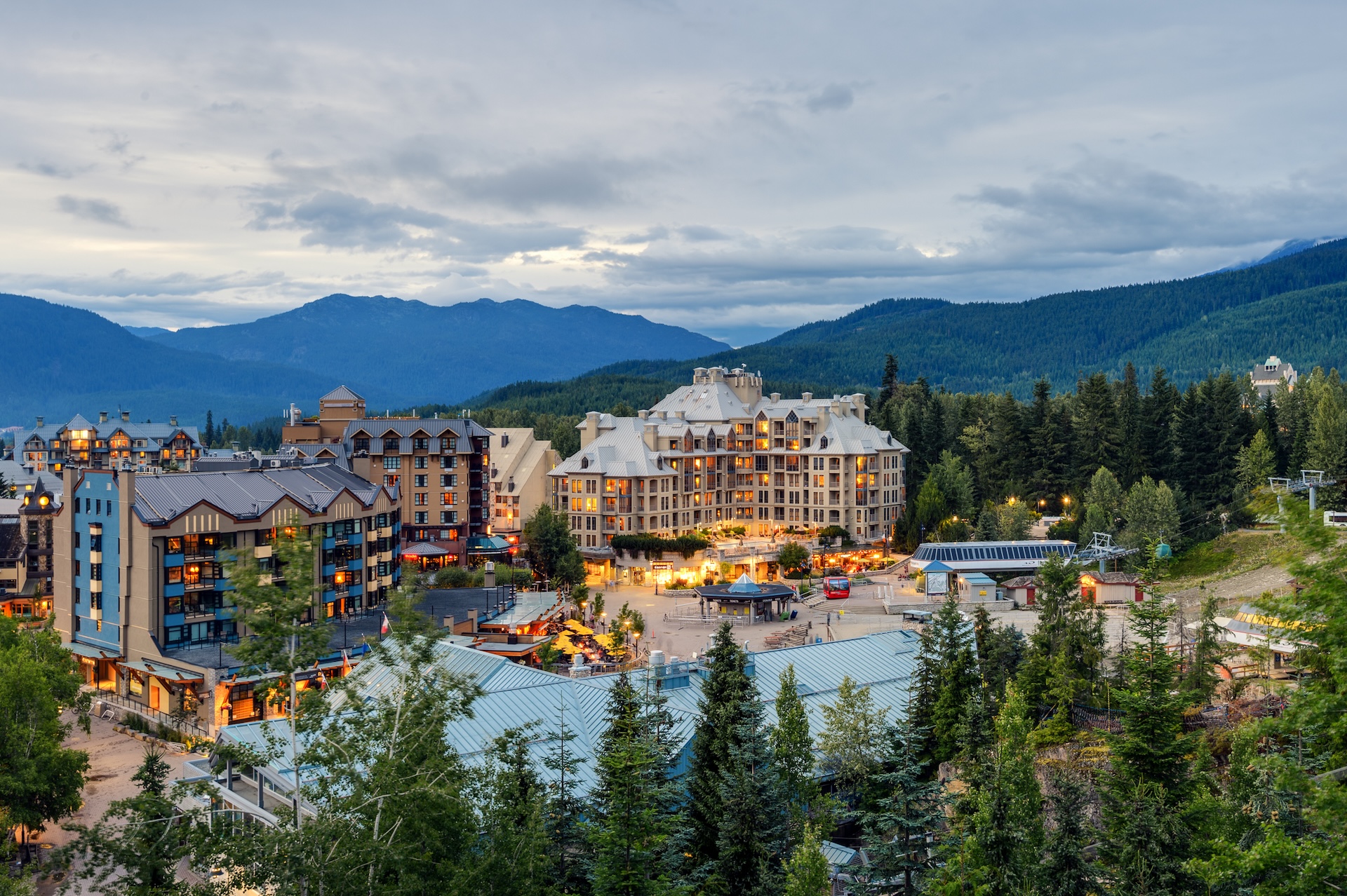 Whistler Village, Whistler, Canada.