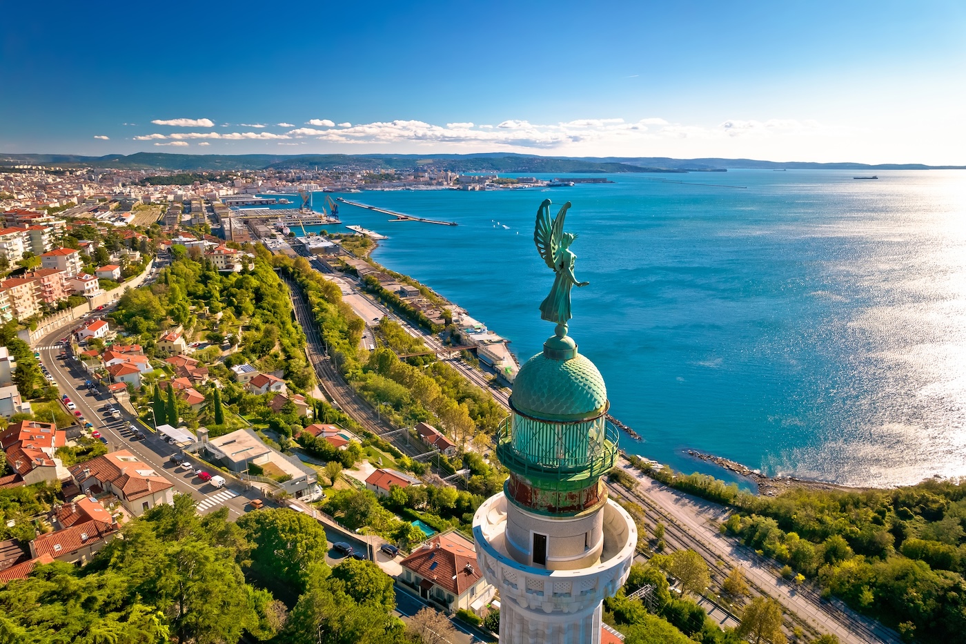 Phare de la Victoire, Trieste, Italy. 