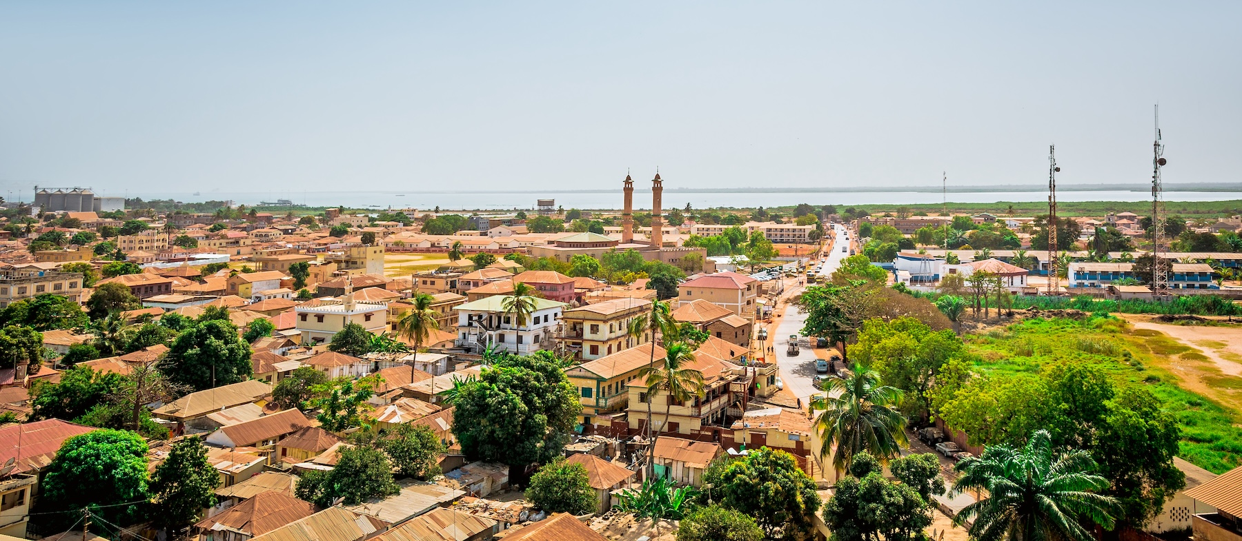 City of Banjul, Gambia.