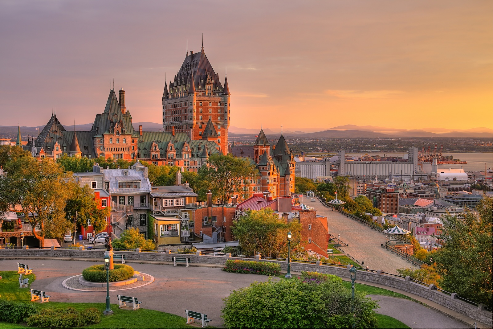 Frontenac Castle, Quebec City, Canada.