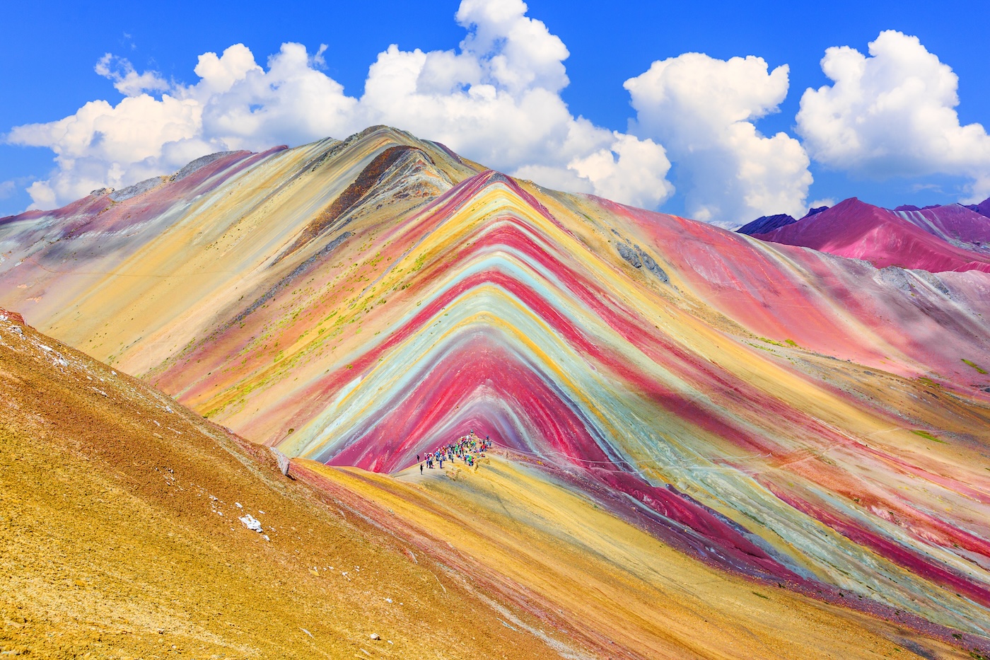 Montana de Siete Colores, Vinicunca, Cusco Region, Peru.
