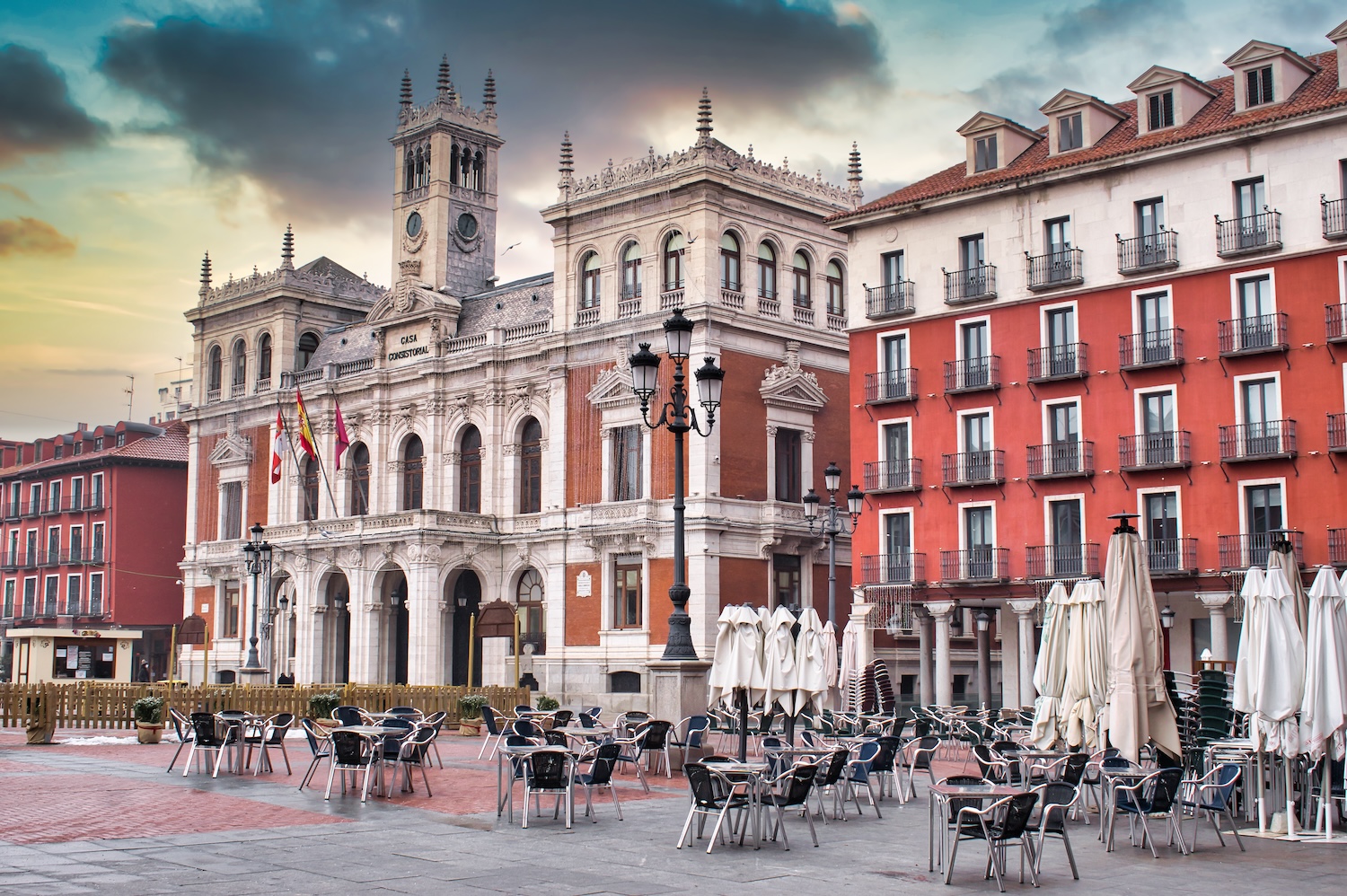 Main square, Valladolid, Spain.