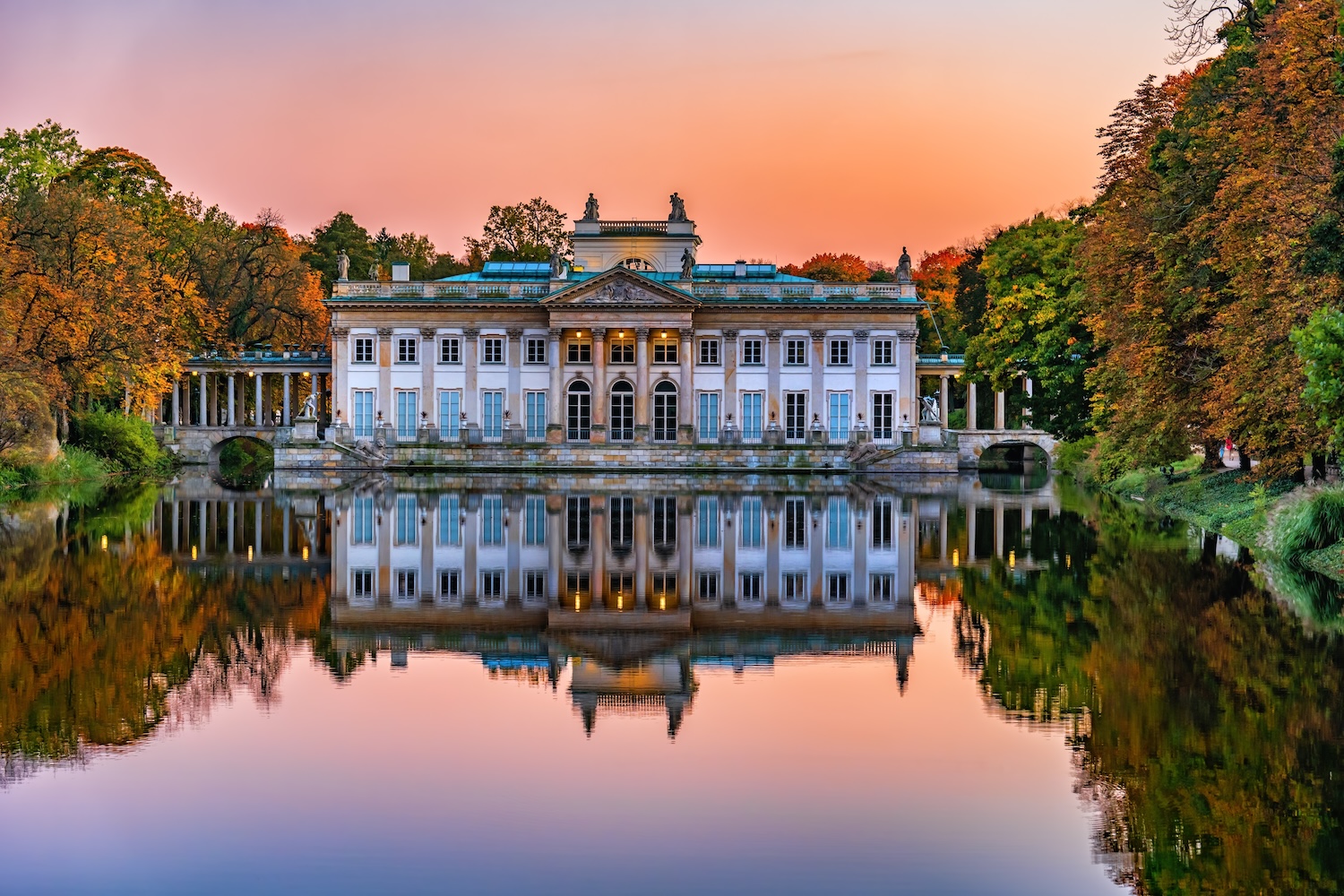 Royal Lazienki Park, Warsaw, Poland.
