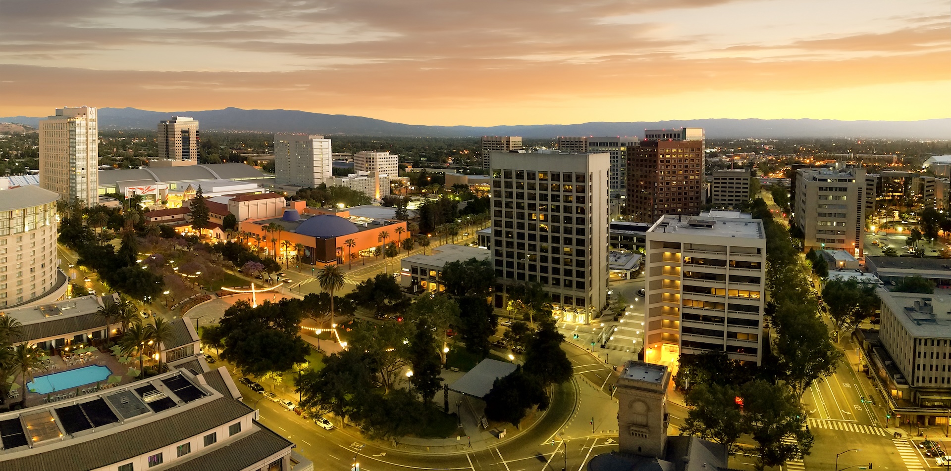 Downtown San Jose, California, USA. 