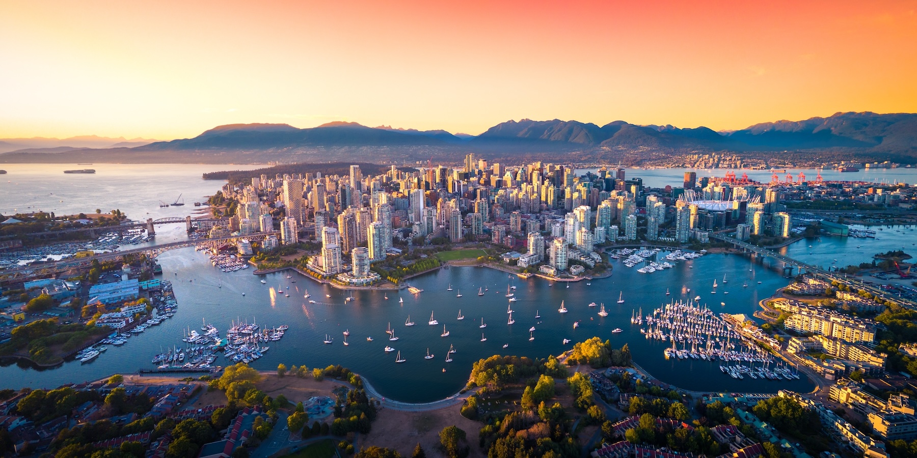 Vancouver skyline, British Columbia, Canada