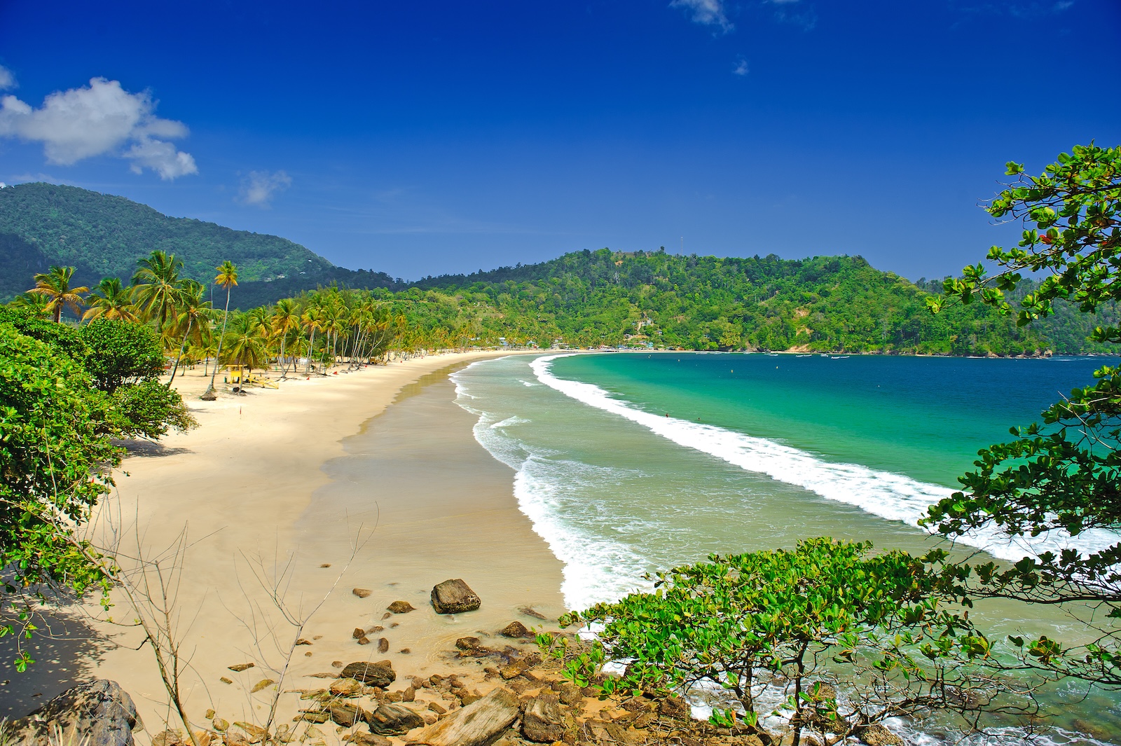 Maracas Bay, Port of Spain, Trinidad.