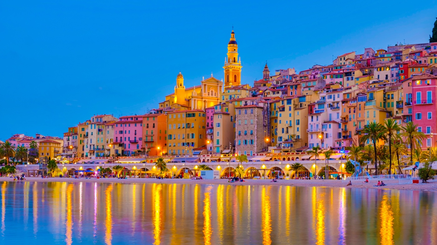 Menton French Riviera, France,