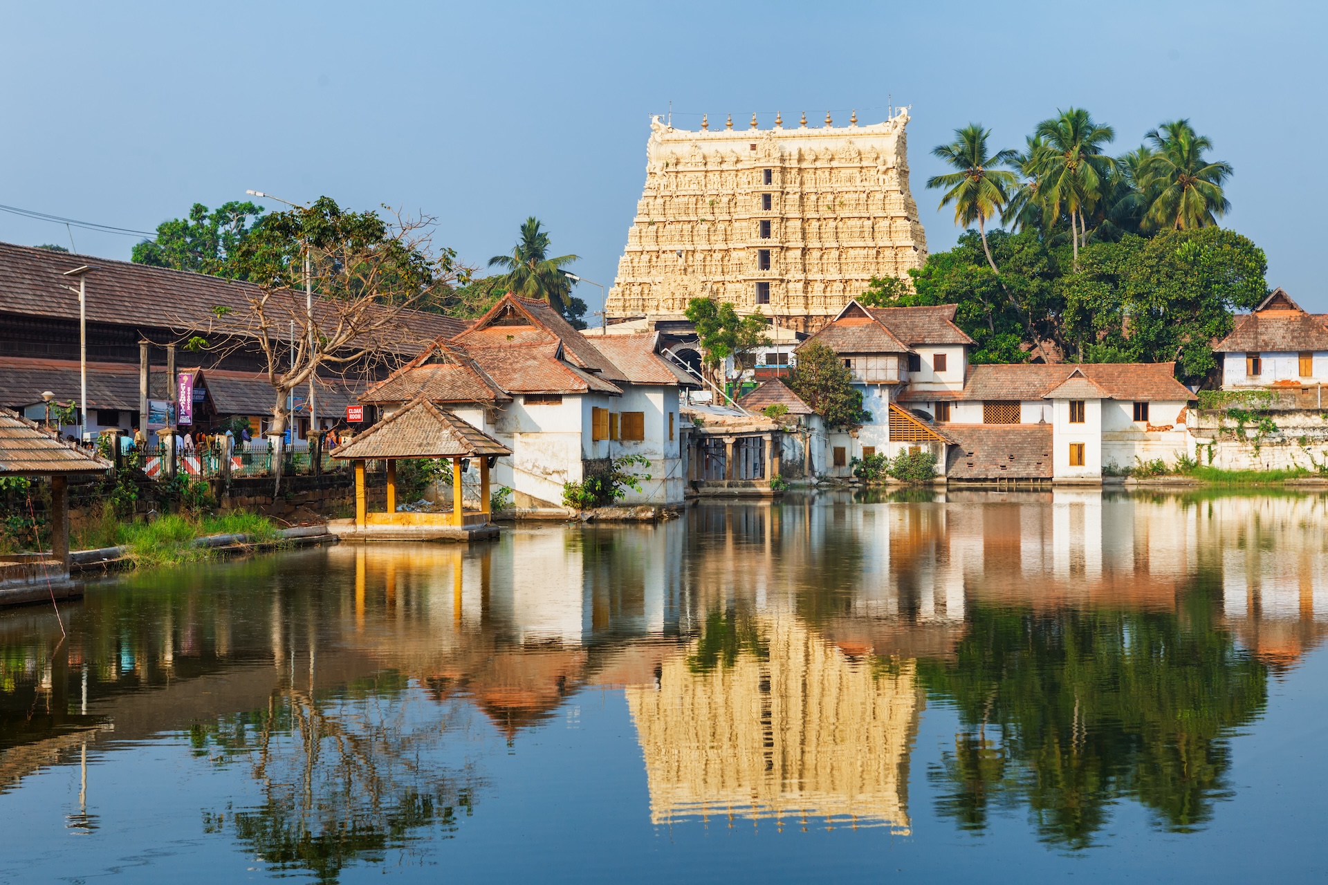 Sri Padmanabhaswamy Temple, Trivandrum, India.