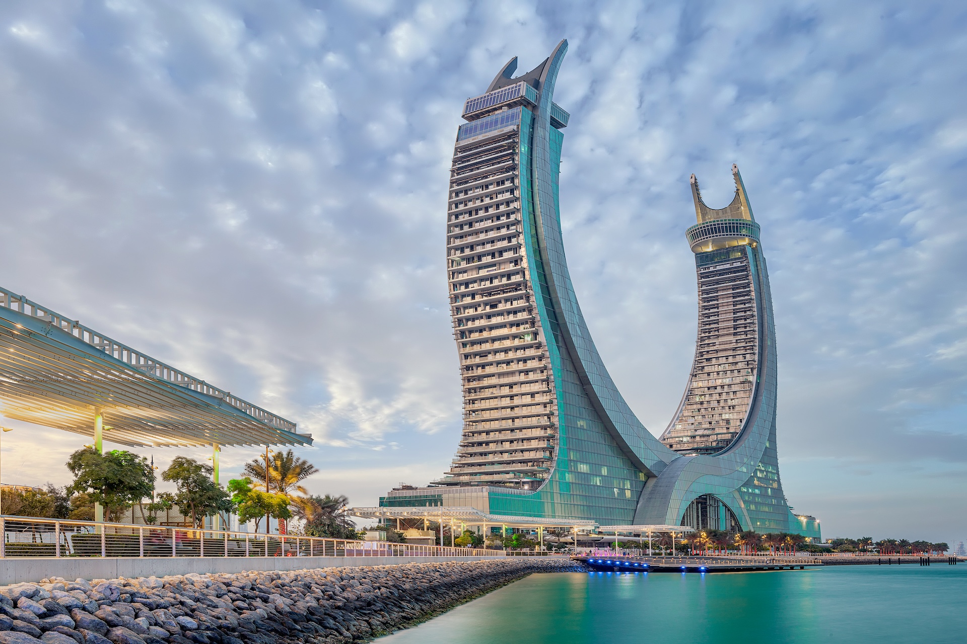 Lusail Marina Park, Doha, Qatar.