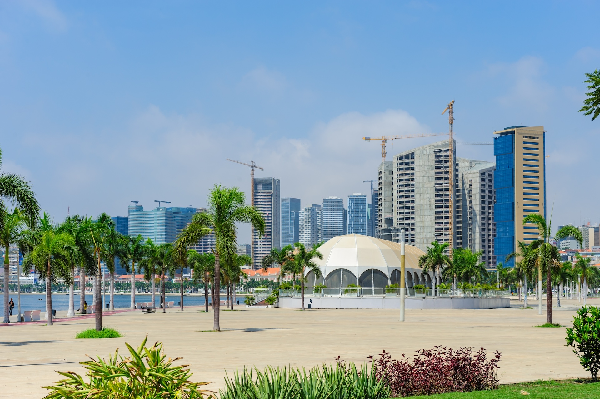Skyscrapers in Luanda, Angola.