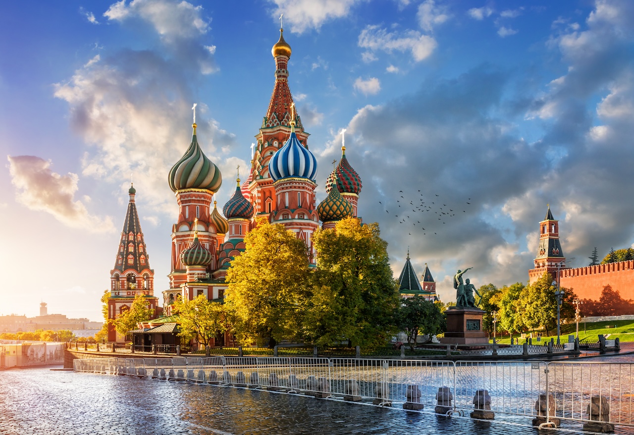 St Basil's Cathedral, Moscow Russia. 