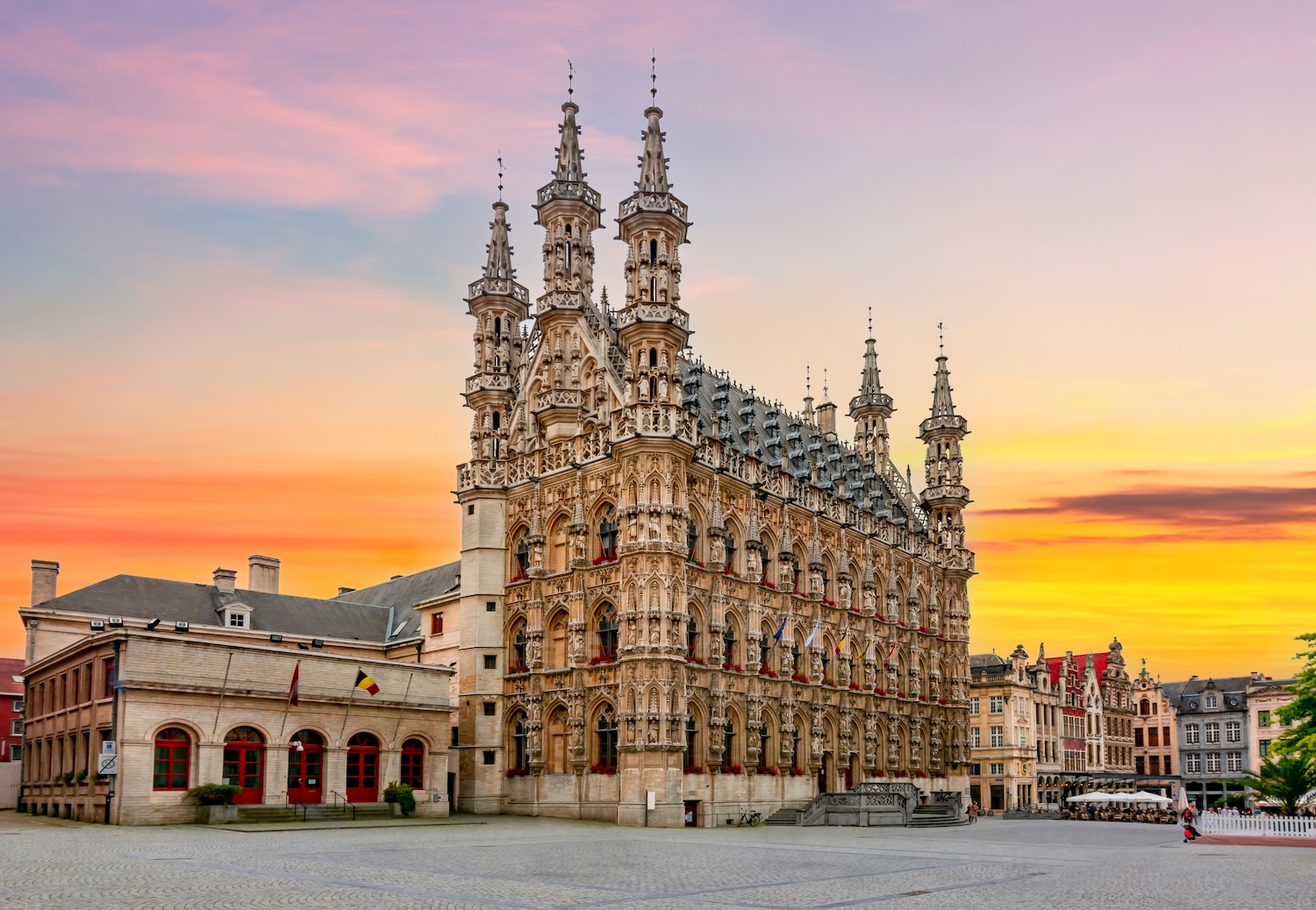 Town Hall in Leuven, Belgium.
