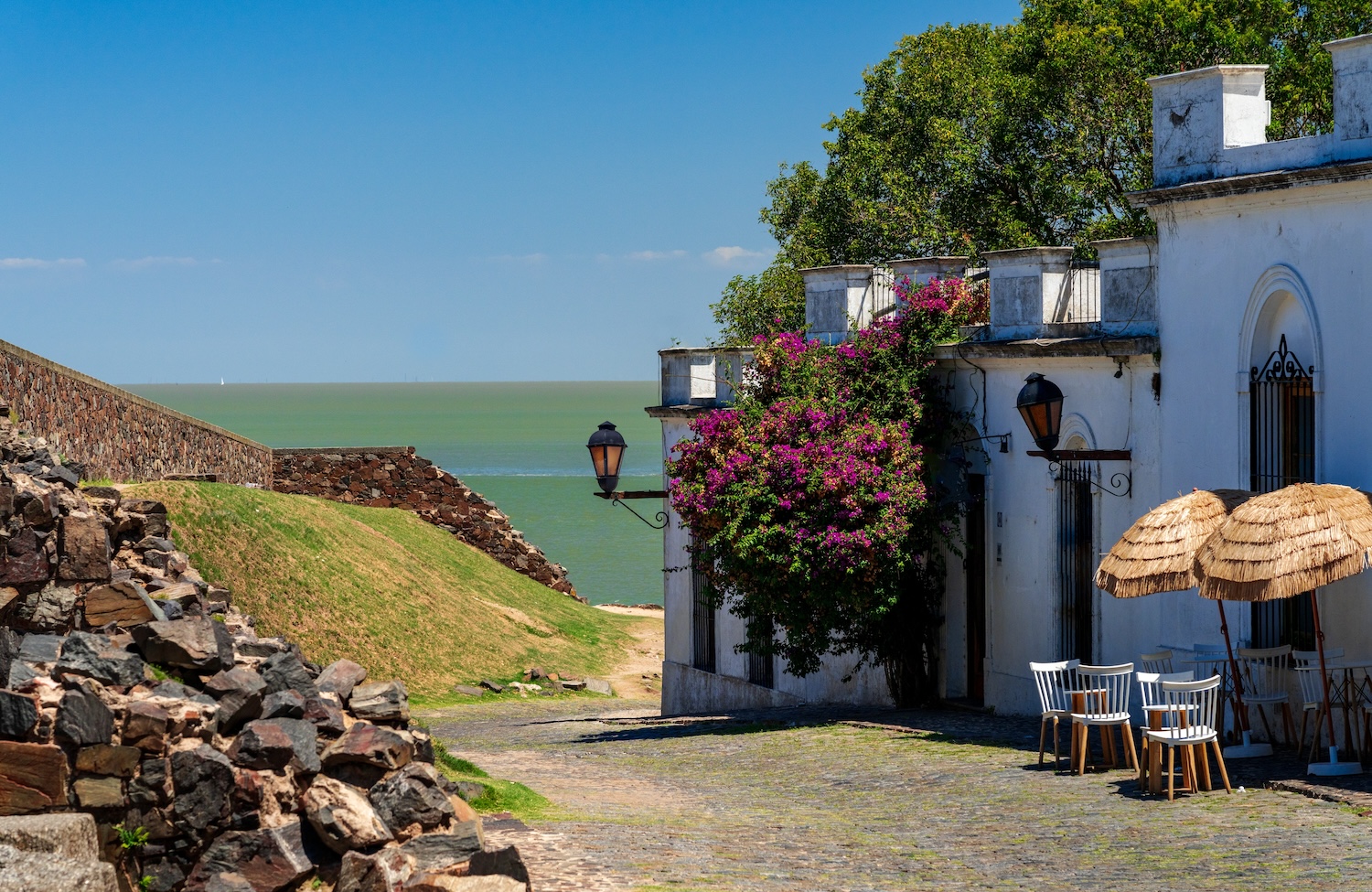 Town of Colonia del Sacramento, Uruguay.