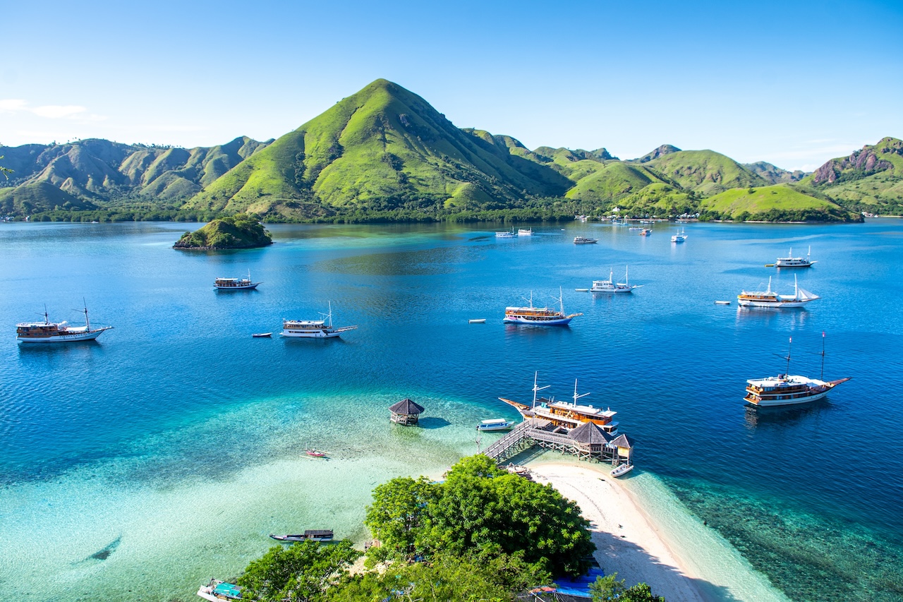 Kelor Island on Komodo National Park, Indonesia.