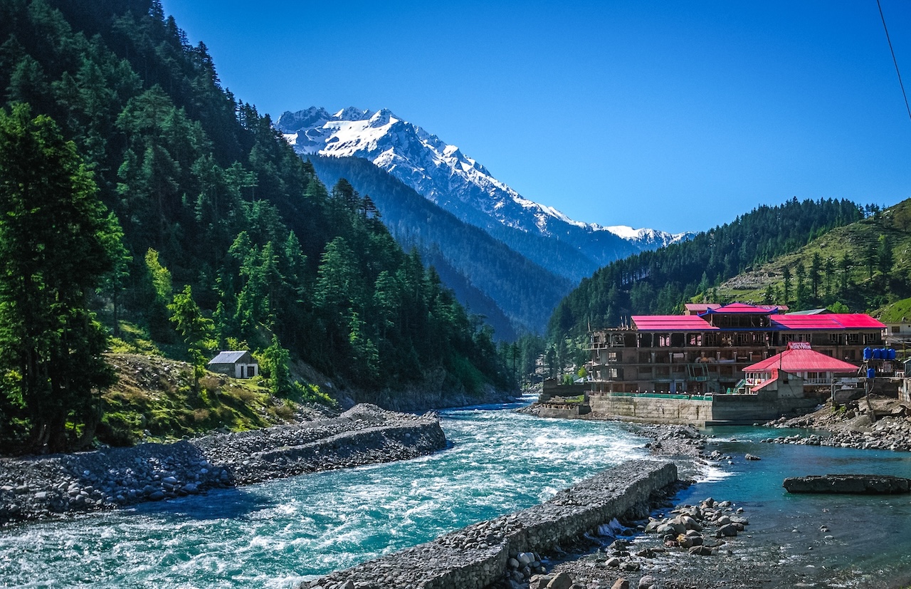 River Swat Valley Pakistan.