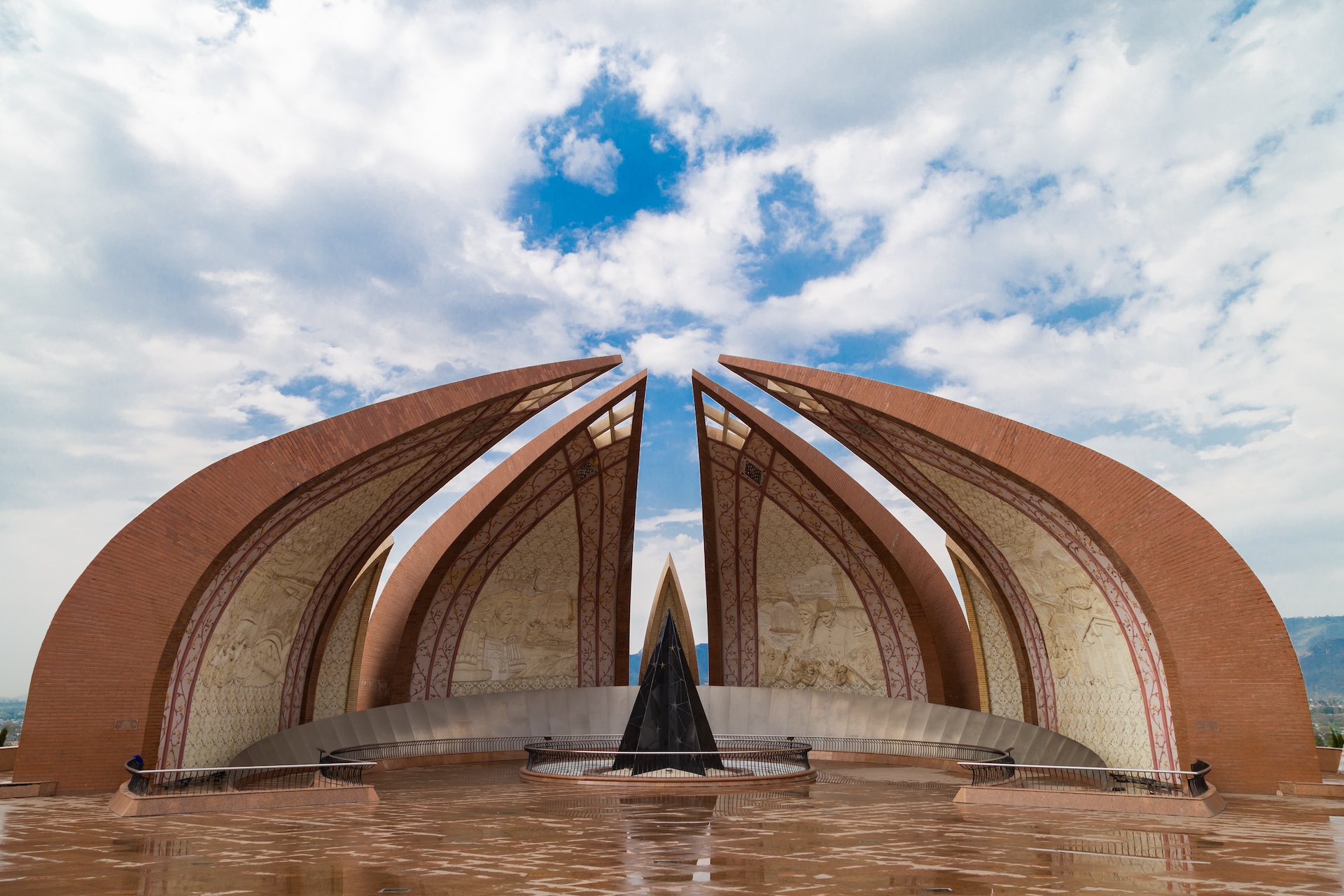 The Pakistan Monument, Islamabad, Pakistan.