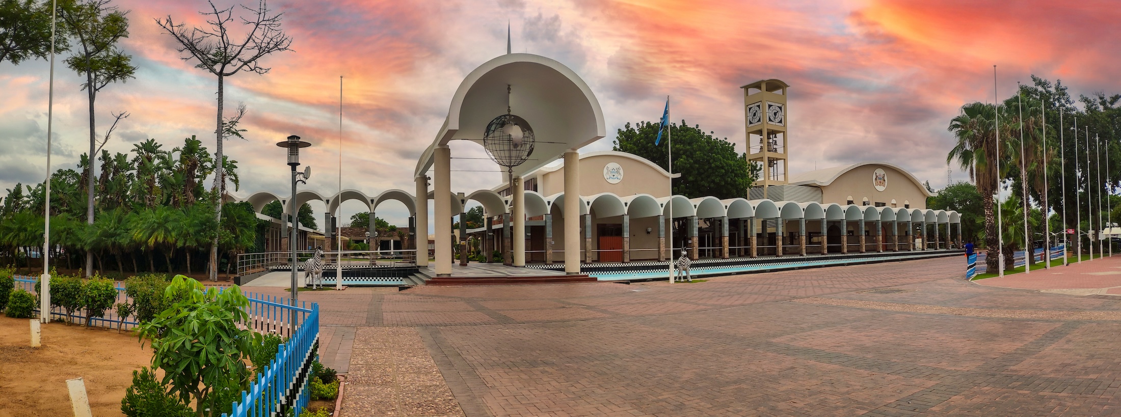 House of the parliament in Gaborone, Botswana