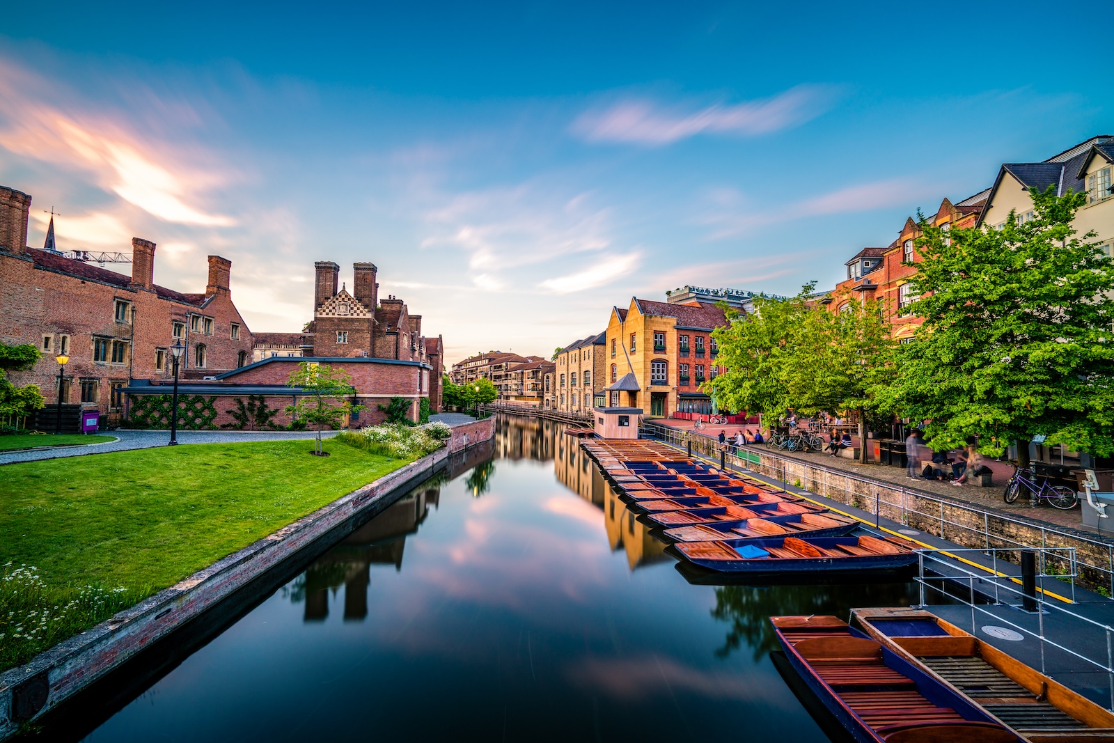 Cambridge City Canal, Cambridge. England.