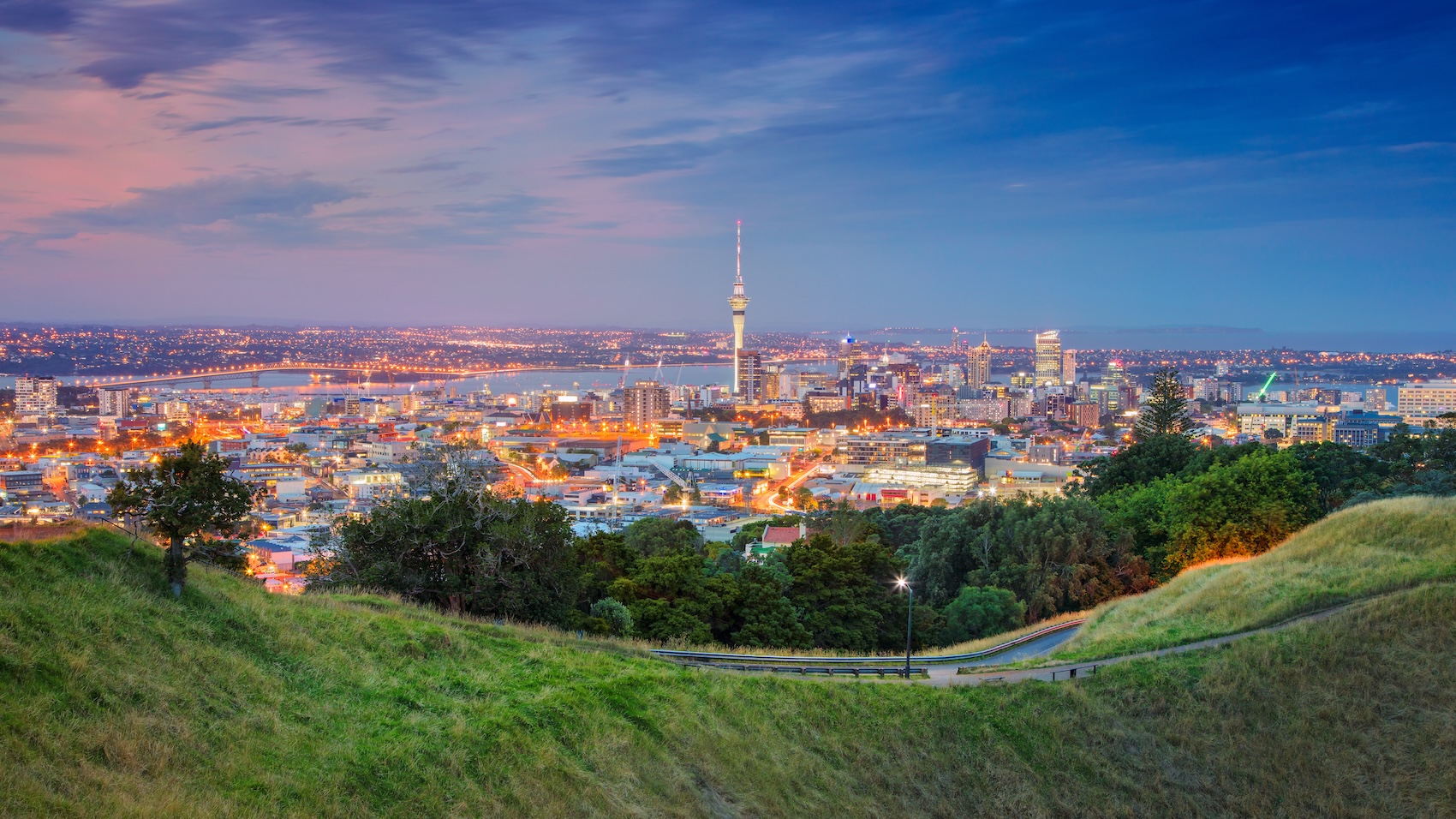 City View of Auckland, New Zealand.