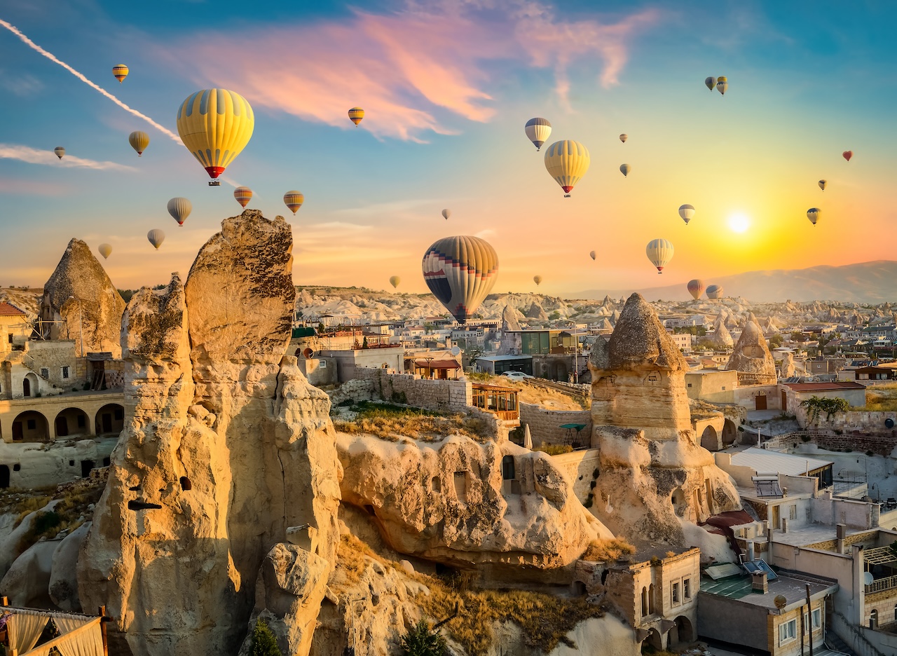  Goreme village, Cappadocia, Turkey.