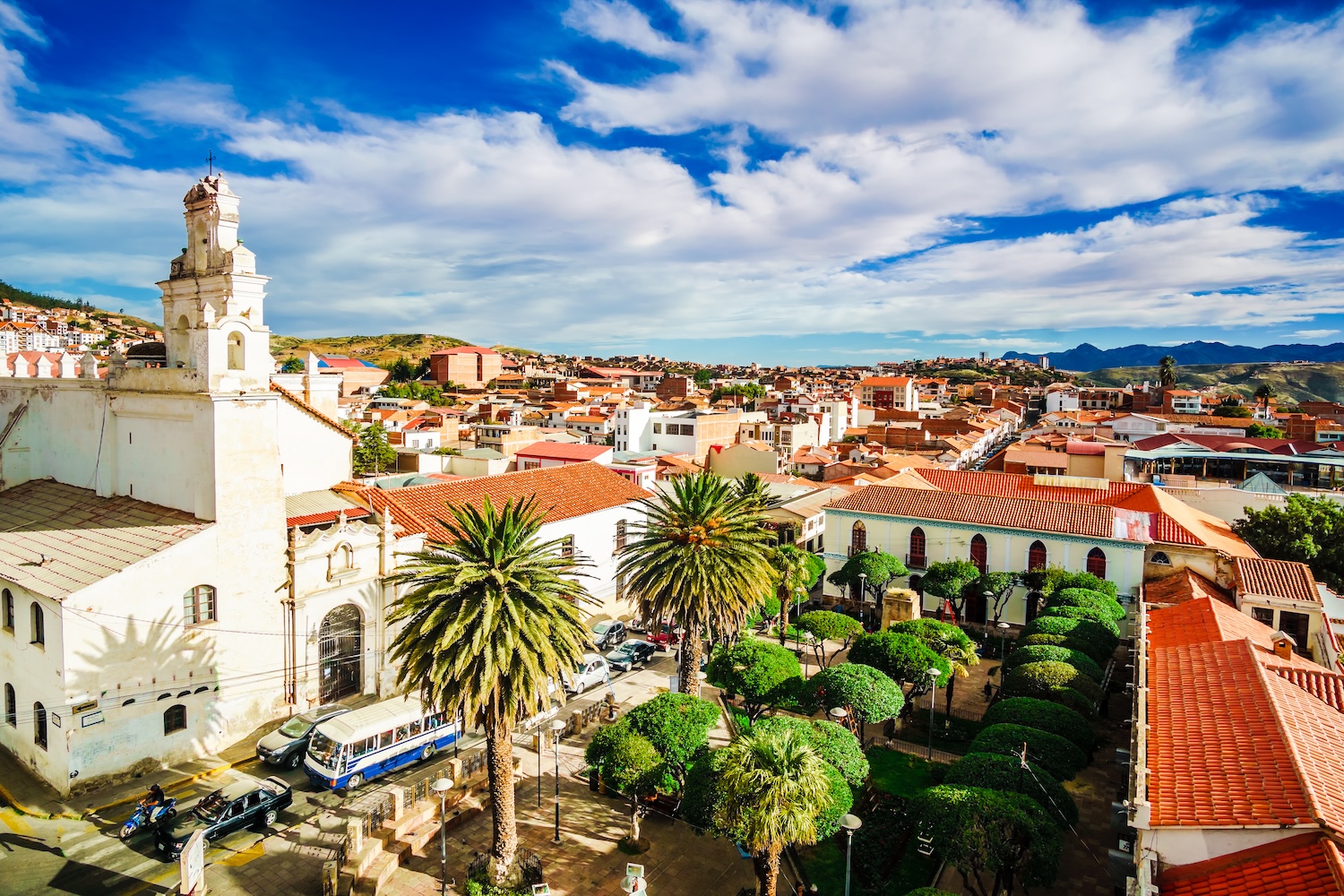 Colonial Town of Sucre in Bolivia.