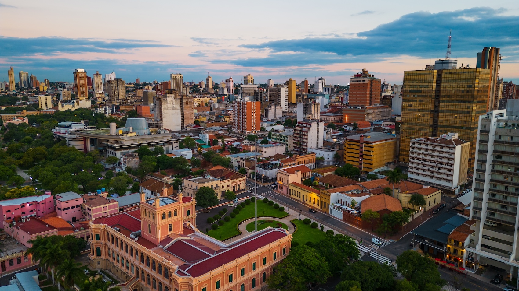 Presidential Palace of the Lopez in Asuncion, Paraguay.