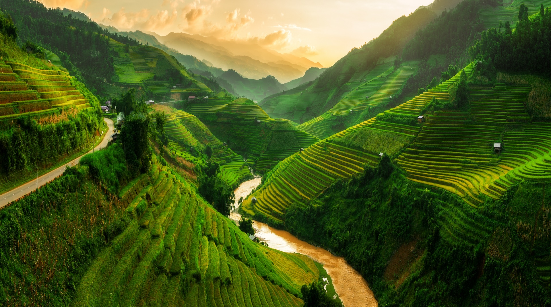 Mu Cang Cha rice fields, Vietnam