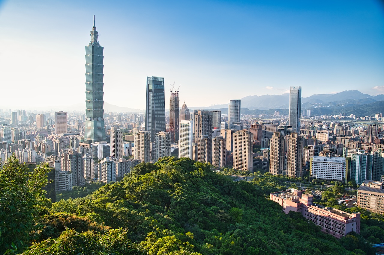  Xiangshan Observation Platform in Taipei, Taiwan.