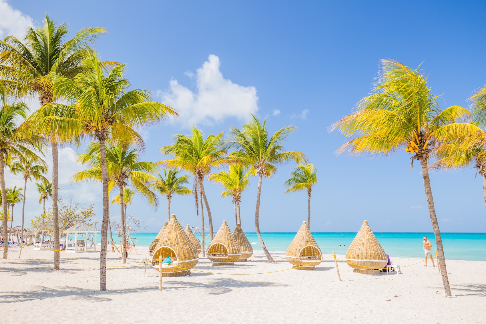 Beach at Varadero, Cuba.