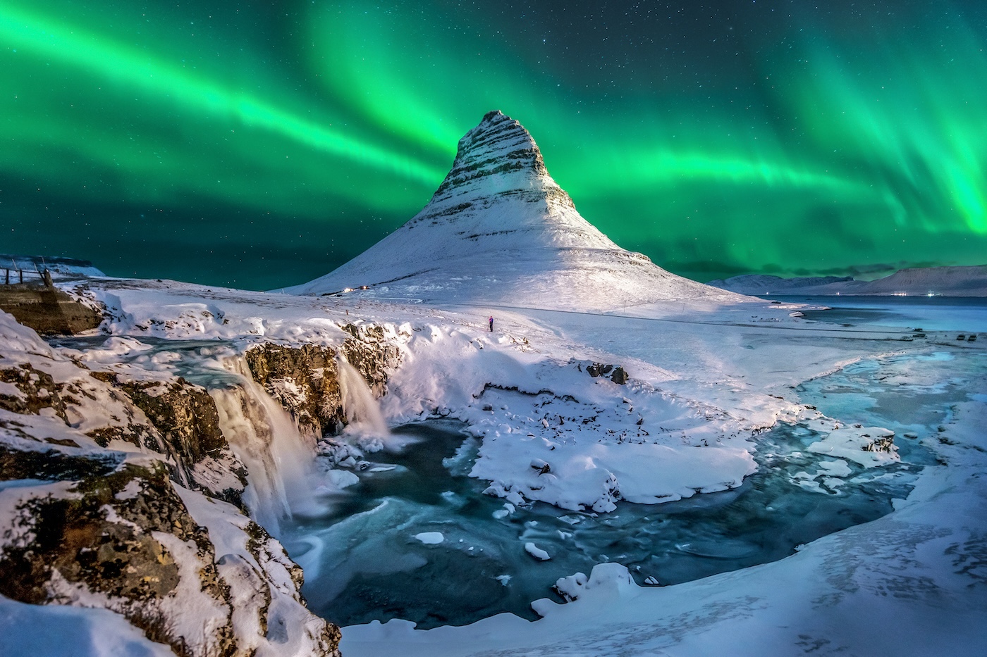 Mount Kirkjufell in Iceland.