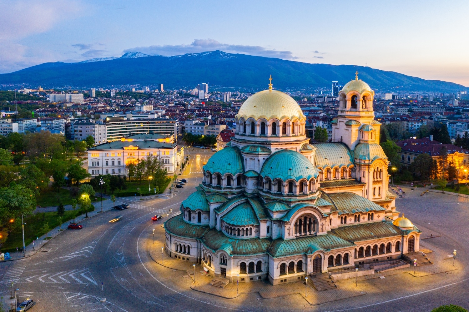Alexander Nevski Cathedral in Sofia, Bulgaria.