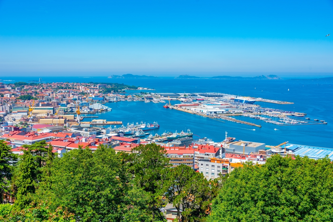Spanish town Vigo, Spain. 