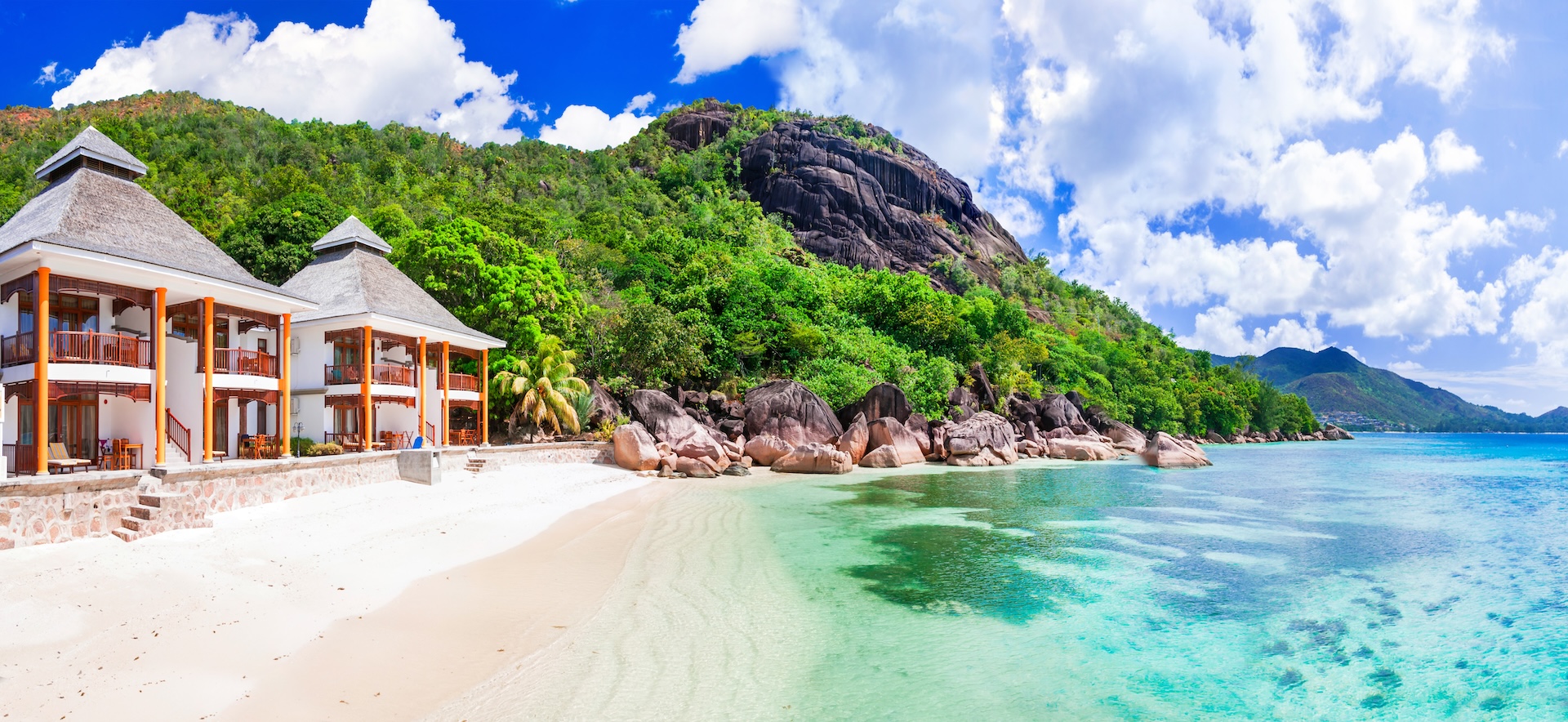 Tropical Island in Seychelles.