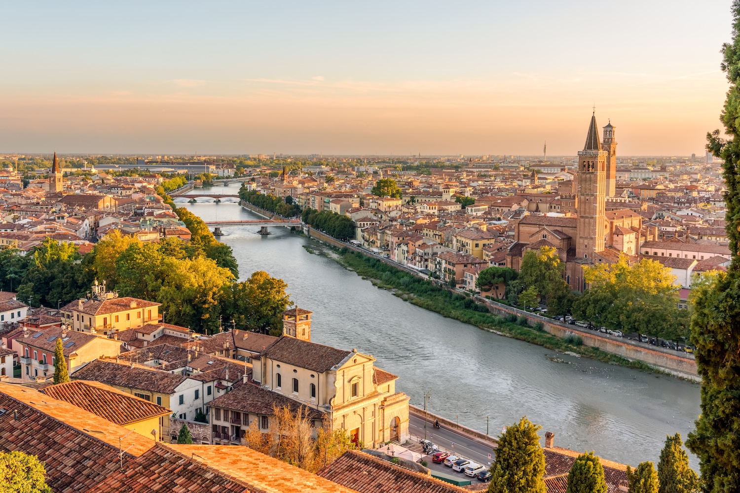 View of Verona, Veneto region, Italy.