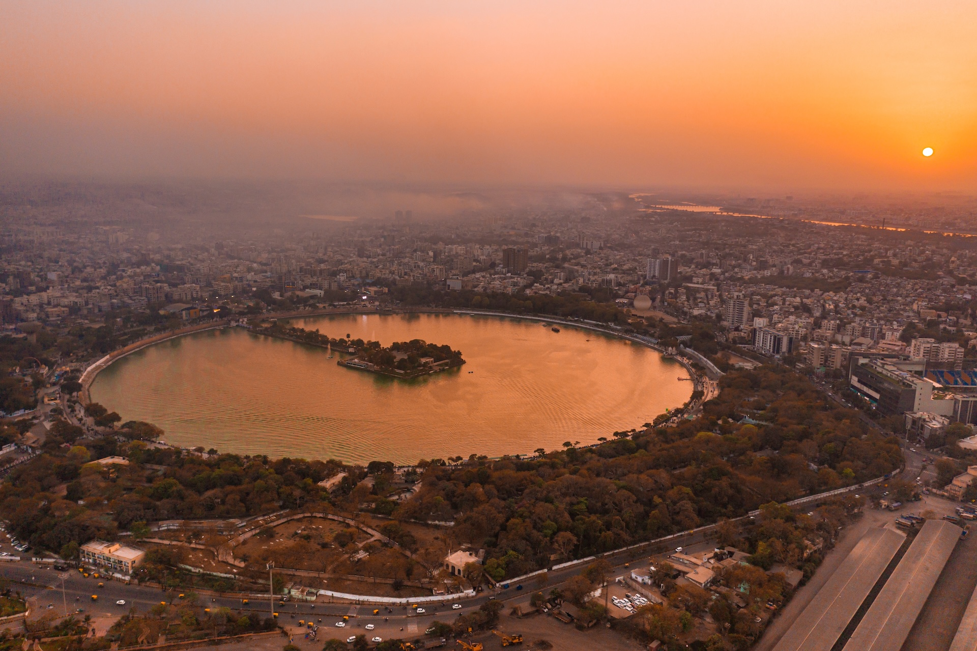 Kankaria Lake, Ahmedabad, Gujarat, India.