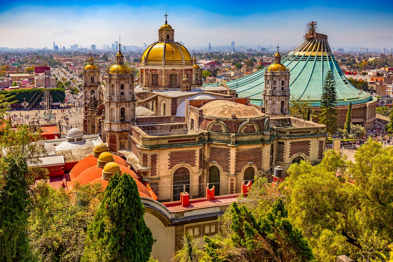 Basilica of Our Lady of Guadalupe, Mexico City, Mexico.