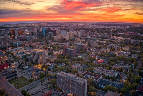 Aerial View of Regina, Saskatchewan 